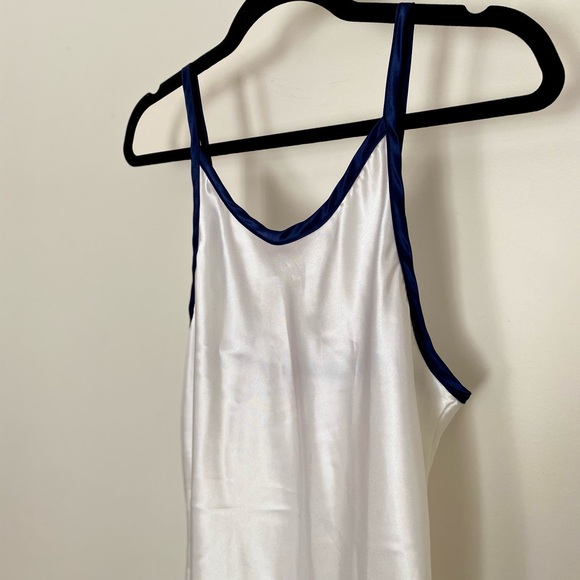 Vintage White Satin Slip - Picture 2 of 6